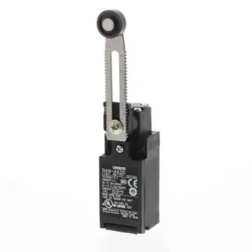 Omron Adjustable Roller Lever Limit Switch, 2NC, IP67, DPST, Metal Housing, 240V ac Max, 10A Max - D4N-4B2G product image