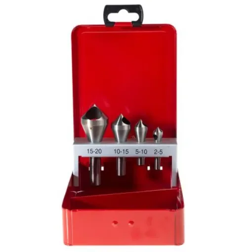 RS PRO HSS Countersink Drill Bit Set, 2mm Head, 90°, 4 Piece(s) - 215518 product image
