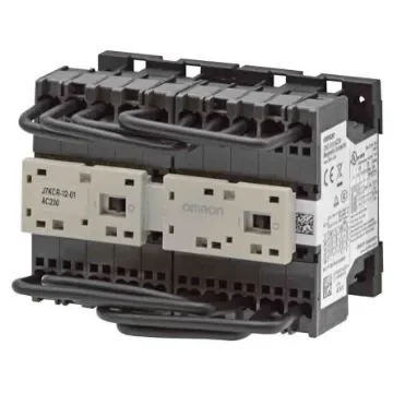 Omron Contactor, 24 V dc Coil, 3-Pole, 2 A, 5.5kW, 3NO - J7KCR-12-10 DC24 product image