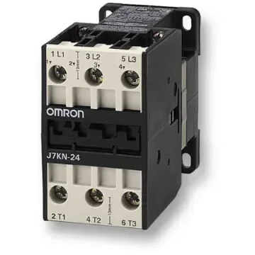 Omron Contactor, 110 VAC Coil, 3-Pole, 24 A, 11 kW, 3NO - J7KN-24 110 product image