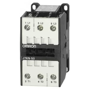 Omron Contactor, 24 V ac Coil, 3-Pole, 10 A, 11 kW, 3NO - J7KN-50 24 product image