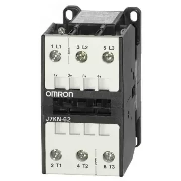 Omron Contactor, 24 V ac Coil, 3-Pole, 62 A, 30 kW, 3NO - J7KN-62 24 product image