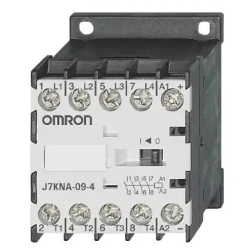 Omron Contactor, 230 VAC Coil, 4-Pole, 9 A, 4 kW, 4NO - J7KNA-09-4 230 product image