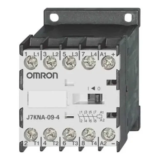 Omron Contactor, 230 VAC Coil, 4-Pole, 9 A, 4 kW, 4NO - J7KNA-09-4 230 product image