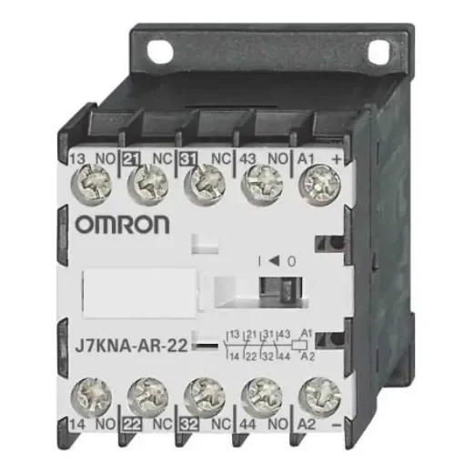 Omron Contactor, 230 VAC Coil, 4-Pole, 10 A, 2NO + 2NC - J7KNA-AR-22 230 product image