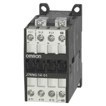 Omron Contactor, 24 V dc Coil, 3-Pole, 14 A, 5.5 kW, 3NO - J7KNG-14-01 24D product image