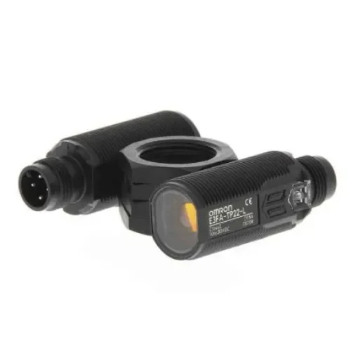 Omron Through Beam Photoelectric Sensor, Barrel Sensor, 15 m Detection Range - E3FA-TP22 product image