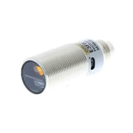 Omron Background Suppression Photoelectric Sensor, Barrel Sensor, 100 mm Detection Range - E3FB-LP21-F2 product image
