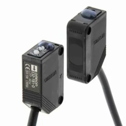 Omron Through Beam Photoelectric Sensor, Block Sensor, 15 m Detection Range - E3Z-T81 5M product image
