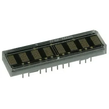 HDSP-2133 Broadcom 8 Digit Dot Matrix LED Light Bar, 5 X 7 Dot Matrix Green 7.5 mcd 5mm product image