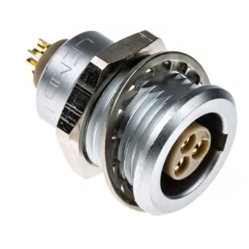 LEMO Circular Connector, 3 Contacts, Panel Mount, Socket, Female, IP50, 1B Series - EGG.1B.303.CLL product image