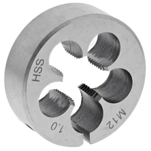 RS PRO Thread Die, M12 x 1mm Pitch, 1.31in od - 215732 product image