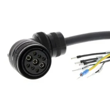 Omron Cable for Use with G5 Series Servo Motor with 400 V, 10m Length - R88A-CAKF010BR-E product image