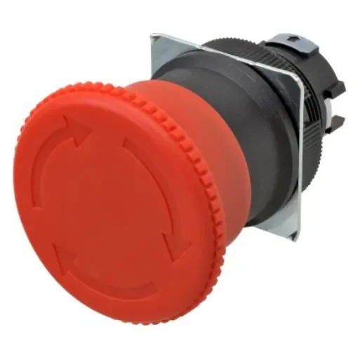 Omron A22NE Series, Twist Release, Emergency Stop Push Button Head - A22NE-M-N product image