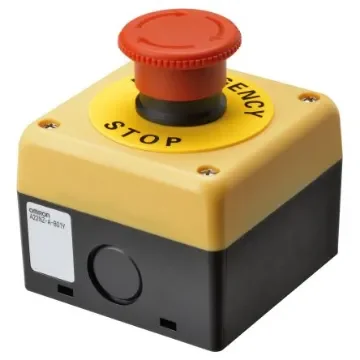 Omron A22NE Series Twist Release Emergency Stop Push Button, Panel Mount, 22mm Cutout, 1 NO + 1 NC - A22NE-M-P102-N-B product image