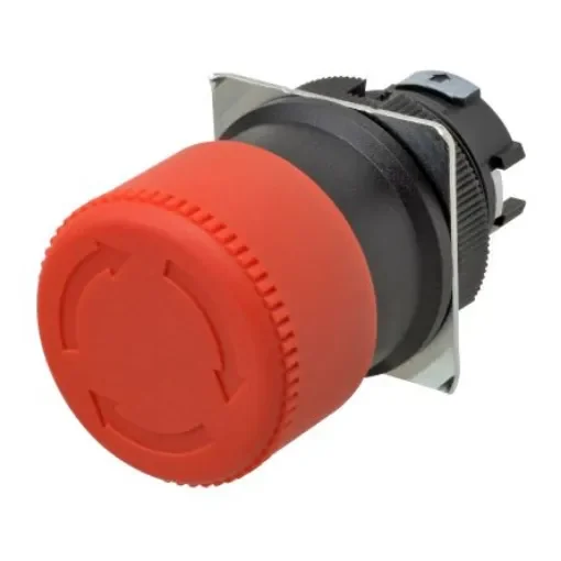 Omron A22NE Series, Twist Release, Emergency Stop Push Button Head - A22NE-S-N product image