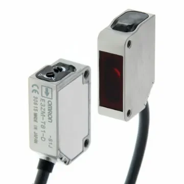 Omron Through Beam Photoelectric Sensor, Block Sensor, 15 m Detection Range - E3ZM-T81 5M product image