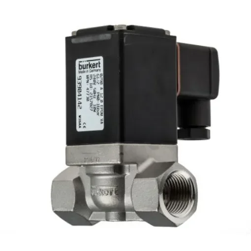 Burkert Solenoid Valve 047730, 2 port(s) , NC, 240 V ac, 1/2in product image