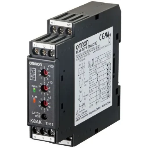 Omron Temperature Monitoring Relay, SPDT - K8AK-TH11S 24VAC/DC product image