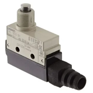 Omron SHL Series Plunger Limit Switch, NO/NC, IP67, SPDT, Zinc Housing, 125V ac ac Max, 0.1A Max - SHL-D55-01 product image