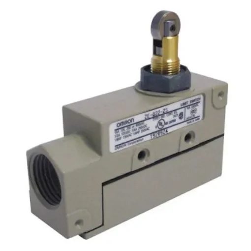 Omron Roller Plunger Limit Switch, NO/NC, IP60, SPDT, 250V ac ac Max, 15A Max - ZE-Q21-2G product image