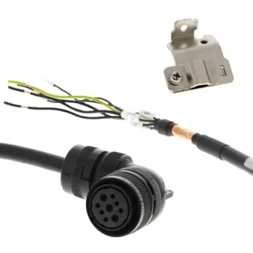 Omron Cable for Use with 230 V Servomotors R88M-, 15m Length - R88A-CA1C015BF-E product image