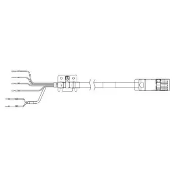 Omron Cable for Use with 400 V Servomotors R88M-, 20m Length - R88A-CA1H020BF product image
