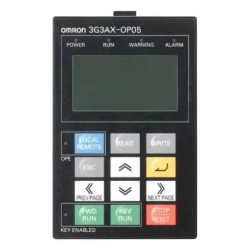 Omron 3G3AX 5 Line LCD Digital Operator - 3G3AX-OP05 product image