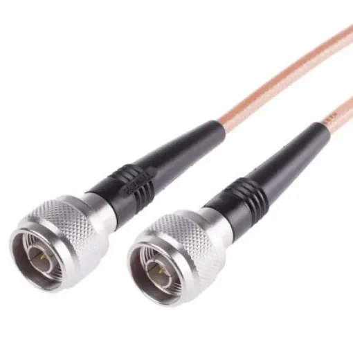 Radiall Male N Type to Male N Type, 1m, RG142 Coaxial, Terminated50 O - R284C0351034 product image