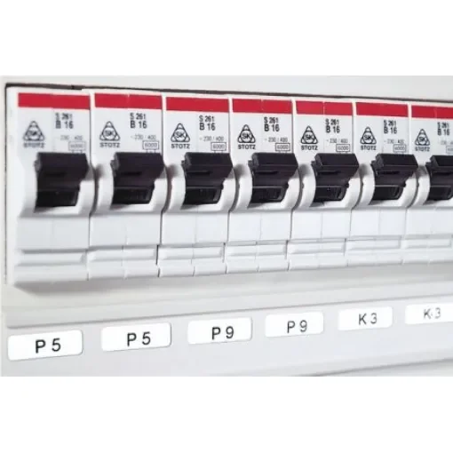 HellermannTyton Helatag 1216 White Label Roll, 8mm Width, 15mm Height, 25000 Qty - 596-12152 TAG08-15TC-1216-WH-1216-WH product image