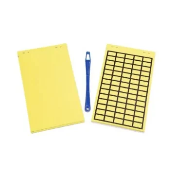 HellermannTyton HELASIGN Rubber Adhesive Cable Marker, Yellow, 598-12427 TAG124B-270-YE-270-YE product image