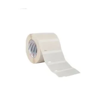 HellermannTyton Helatag 1209 Transparent/White Cable Labels, 19.05mm Width, 44.5mm Height, 5000 Qty - 596-12095 TAG23TD5-1209-WHCL-1209-CL/WH product image