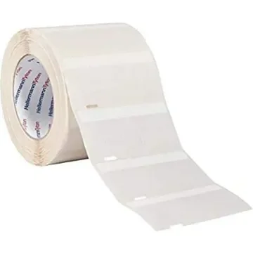 HellermannTyton Helatag 1209 Transparent/White Cable Labels, 25.4mm Width, 19.05mm Height, 5000 Qty - 596-12091 TAG51TD3-1209-WHCL-1209-CL/WH product image