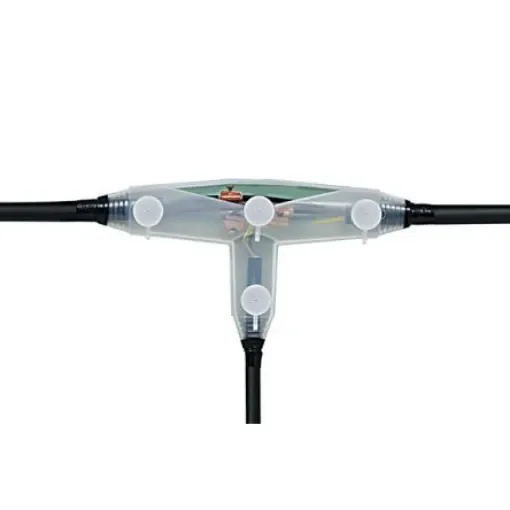 HellermannTyton Resin Filled, Branch Joint Type , 3 x 1.5mm² - 435-12069 T-1 / SF-PUR-GN product image