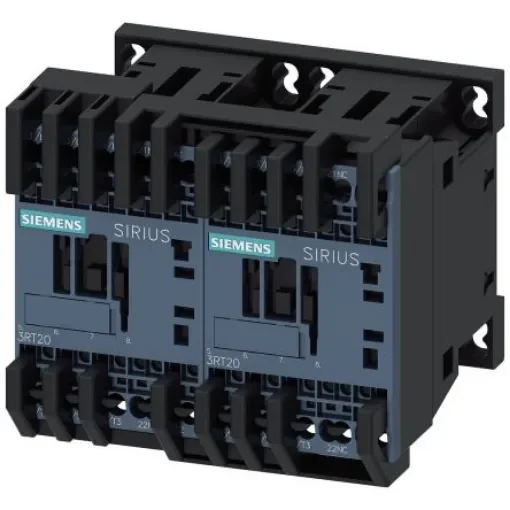 Siemens SIRIUS Reversing Contactor, 230 V ac Coil, 3-Pole, 7 A, 3 kW, 3NO - 3RA2315-8XB30-2AP0 product image