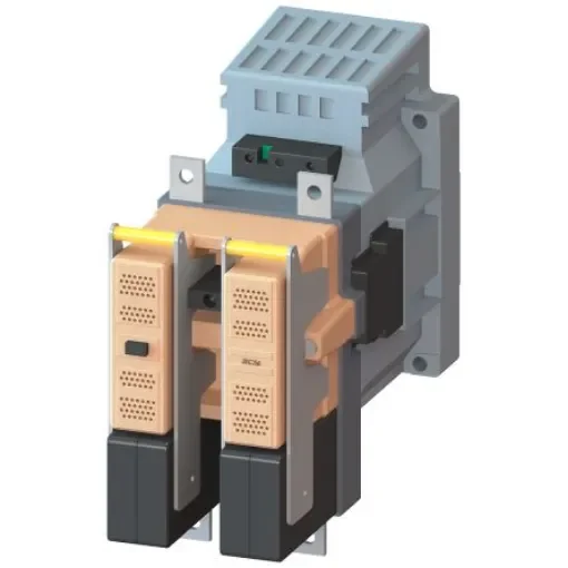 Siemens SIRIUS Innovation Contactor, 660 V ac Coil, 2-Pole, 400 A, 200 kW, 2NO + 2NC - 3TC5617-0BP0 product image