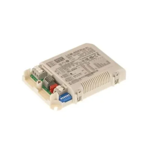 MEAN WELL LED Driver, 42 V, 57 V, 67 V, 86 V, 90 V Output, 60W Output, 1.4 A, 1.05 A, 500 mA, 600 mA, 700 mA, 900 mA - LCM-60KN product image