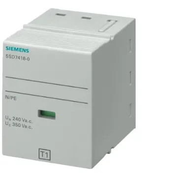 Siemens 1 Phase Surge Protector, Plug In Mount - 5SD7418-0 product image