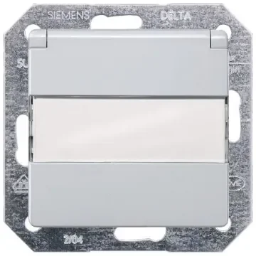 Siemens 1 Gang Plug Socket, 16A, Indoor Use - 5UB1932 product image