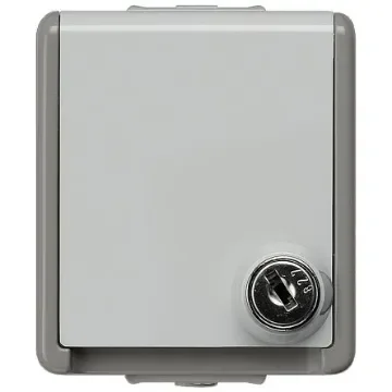 Siemens Grey 1 Gang Plug Socket, 16A, Indoor Use - 5UB4705 product image