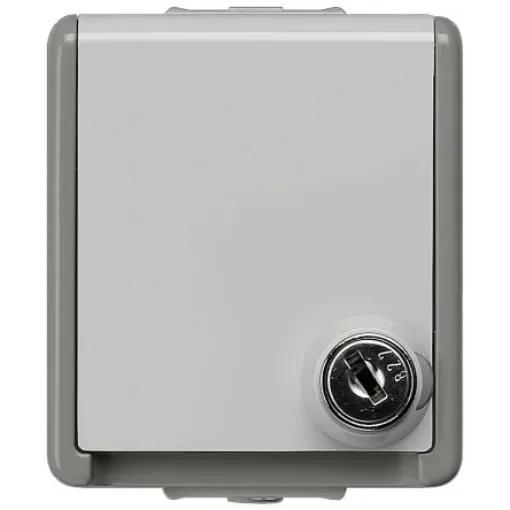 Siemens Grey 1 Gang Plug Socket, 16A, Indoor Use - 5UB4705 product image