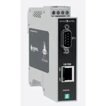 Pepperl + Fuchs Serial Device Server, 1 Ethernet Port, 1 Serial Port, RS232, RS422, RS485 Interface, 230kbit/s Baud Rate - ICDM-RX/MOD-DB9/RJ45-DIN product image