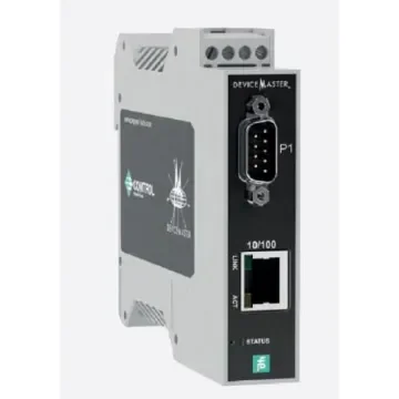 Pepperl + Fuchs Serial Device Server, 1 Ethernet Port, 1 Serial Port, RS232, RS422, RS485 Interface, 230kbit/s Baud Rate - ICDM-RX/PN-DB9/RJ45-DIN product image