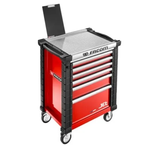Facom 6 Drawer Steel Wheeled Workshop Storage System - JET.WA13 product image