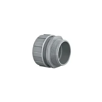 HellermannTyton Straight, Conduit Fitting, 63mm Nominal Size, M63, Polyamide 6.6, Grey IP65, IP66, IP67 rating - 166-40709 PSR63-S-M63-PA66-GY product image