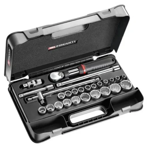 Facom 26-Piece Imperial 1/2 in Bit Socket Set with Ratchet, 12 point - SXL.161-4P12 product image