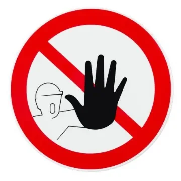 No Entry Prohibition Sign, No Entry - EV.PP product image