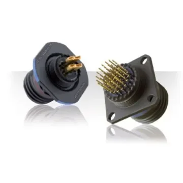 Souriau Sunbank by Eaton, 8DR 10 Way Jam Nut Connector Receptacle, Pin Contacts,Shell Size 13, MIL-DTL-38999 - 8DR7C13Z98PN product image