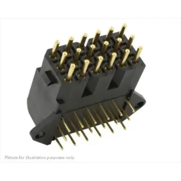 Souriau Sunbank by Eaton SMS Series Right Angle PCB Mount PCB Socket, 18-Contact, 6-Row, 5.08mm Pitch, Solder - SMS18GE63 product image