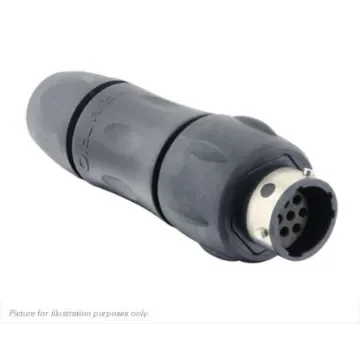 Souriau Sunbank by Eaton Circular Connector, 10 Contacts, In-line, Socket, IP68, IP69K, UTGX Series - UTGX1JC1210P product image